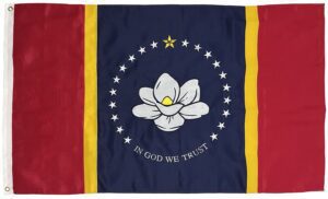 Mississippi New State Flag 3x5 2-Ply Polyester