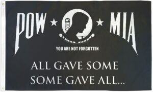 POW MIA All Gave Some - Some Gave All 3x5 Flag