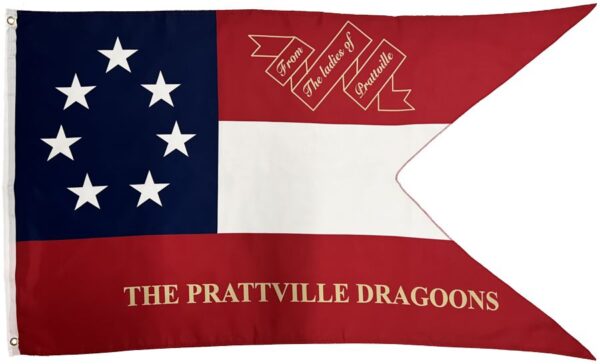 Prattville Dragoons 3x5 Guidon Flag