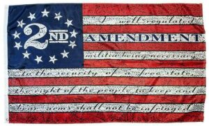 Vintage Betsy Ross 2nd Amendment Flags - Printed