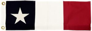 Dodson's Tri-Color Flag 10"x 33" Sewn Cotton
