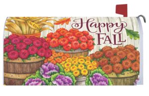 Fall Mums Mailbox Cover