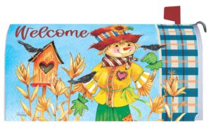 Scarecrow Birdhouse Mailbox Cover