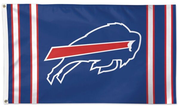 Buffalo Bills Vertical Stripes Deluxe 3×5 Flag - I AmEricas Flags