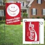 Coca-Cola 2 Sided Garden Flag