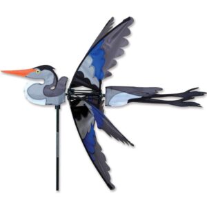 Great Blue Heron Large Wind Spinner