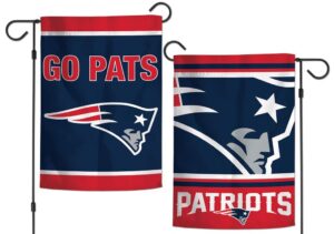New England Patriots 2 Sided Garden Flag