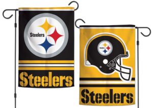 Pittsburgh Steelers 2 Sided Garden Flag