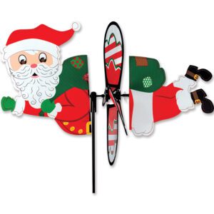 Santa Claus Flying Petite Wind Spinner