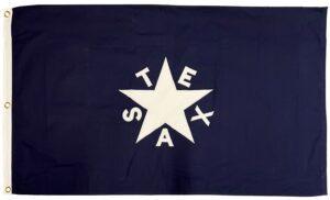 Texas Lorenzo de Zavala Flags - Sewn Cotton 3x5