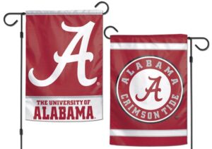 University of Alabama Crimson Tide 2 Sided Garden Flag