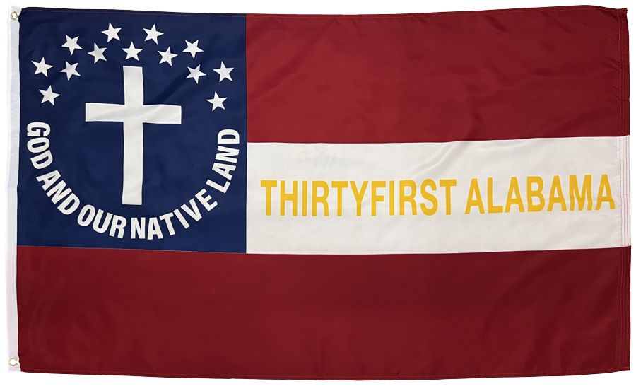 31st Alabama Infantry Regiment 3×5 Flag - I AmEricas Flags