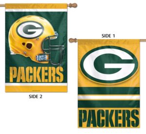 Green Bay Packers 2 Sided House Flag