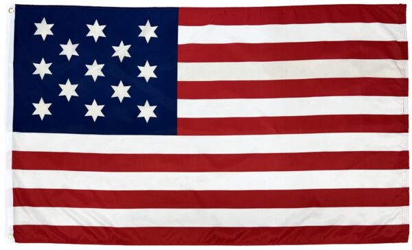 Hopkinson's 13 Star American 3x5 Flag - Printed