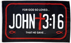 John 3:16 3x5 Flag
