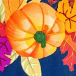 Linen Fall Be Thankful Decorative House Flag Detail 2