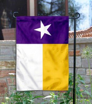 LSU Purple and Gold Texas Double Sided Garden Flag
