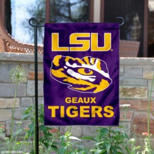 LSU Tiger Eye Double Sided Garden Flag