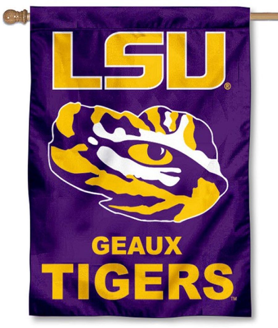 LSU Tiger Eye Double Sided House Flag - I AmEricas Flags