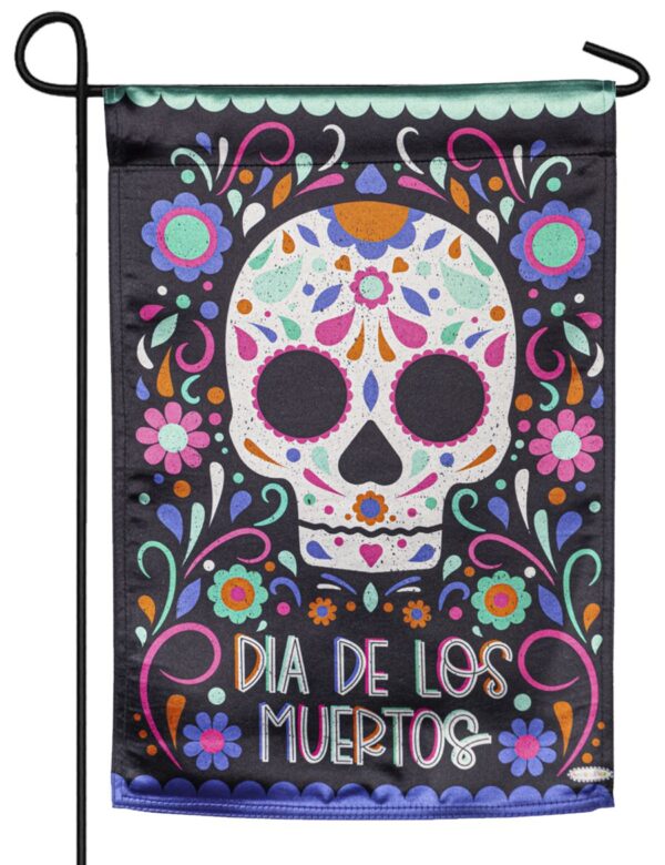 Lustre Day of the Dead Garden Flag