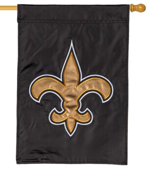 New Orleans Saints Applique House Flag