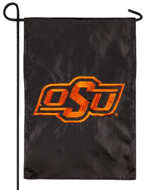 Oklahoma State University Applique Garden Flag