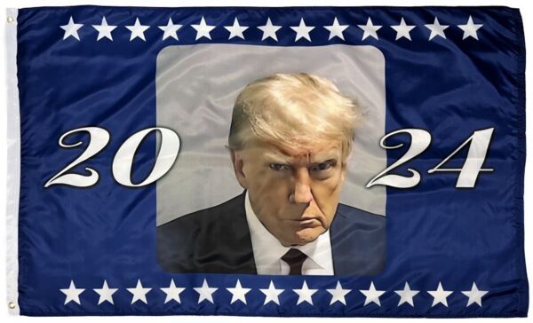 Trump Mug Shot 3x5 Flag