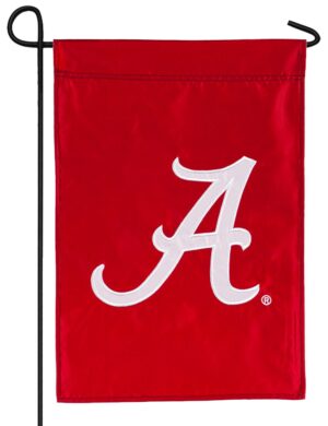 University of Alabama Applique Garden Flag