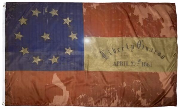 22nd Mississippi Infantry Regiment Liberty Guards 3x5 Flag - Vintage