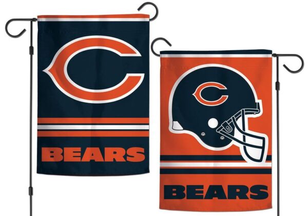 Chicago Bears 2 Sided Garden Flag