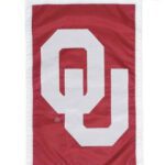 University of Oklahoma OU Applique House Flag - I AmEricas Flags