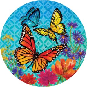 Butterflies and Wildflowers Accent Magnet