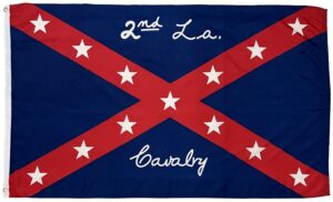 2nd Louisiana Cavalry Regiment 3x5 Flag