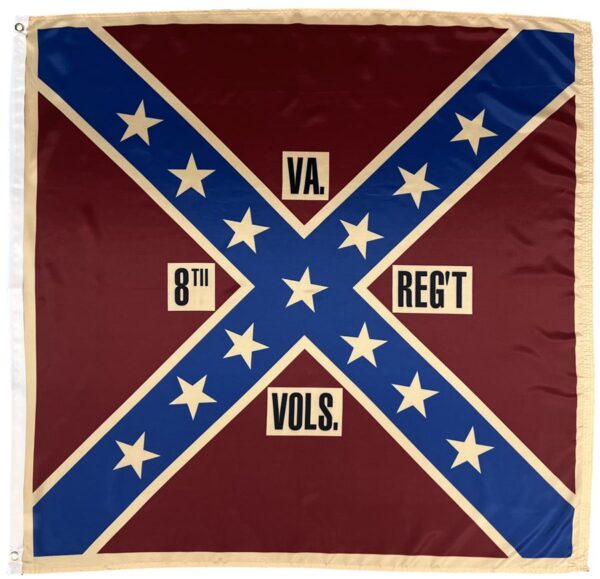 8th Virginia Infantry Regiment 4x4 Battle Flag