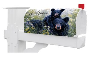 Bear Lookout Mailbox Cover