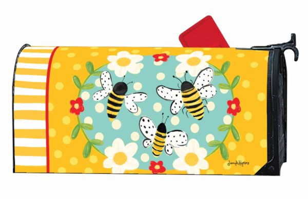 Bumbly Bees Mailbox Cover