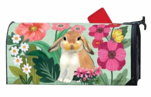 Bunny Love OVERSIZED Mailbox Cover