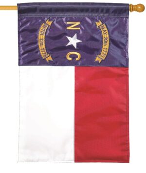 North Carolina Double Applique House Flag