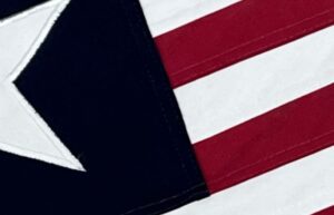 1st Texas Navy Flag 16"x 24" Sewn Cotton Detail