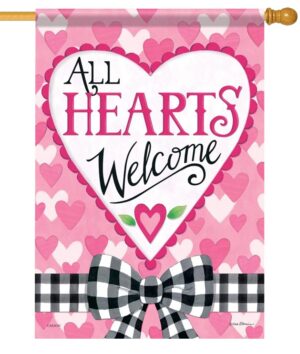 All Hearts Welcome House Flag