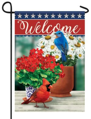 Red White and Blue Garden Flag