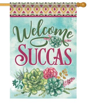 Welcome Succas House Flag