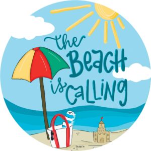 Beach Calling Accent Magnet