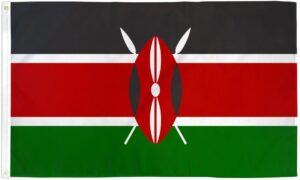 Kenya 3x5 Flag