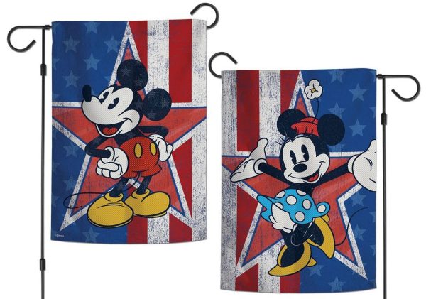 Mickey and Minnie 2 Sided Garden Flag - I AmEricas Flags