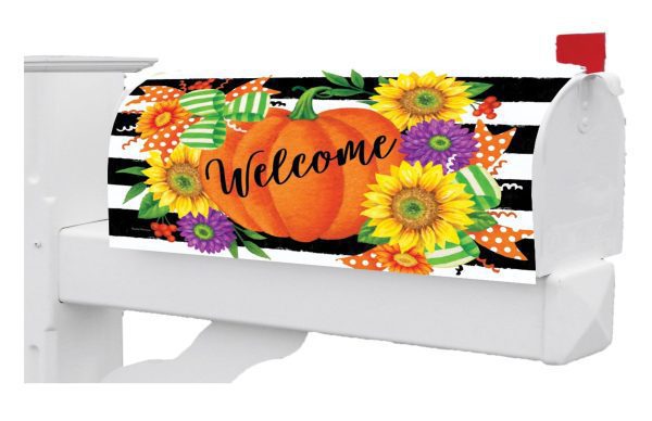 Pumpkin Splendor Mailbox Cover - I AmEricas Flags