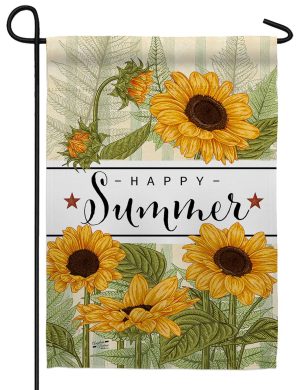 Spring Tulip Garden Flag 12x18 Inch Double Sided, Bee Colorful