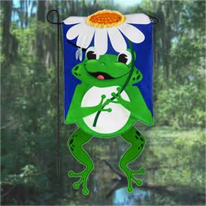 Frogs Garden Flags