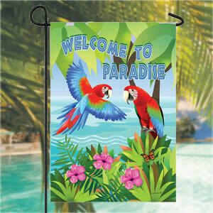 Parrots Garden Flags