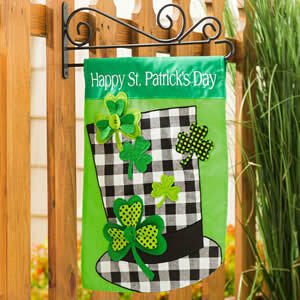 St. Patrick's Day Garden Flags